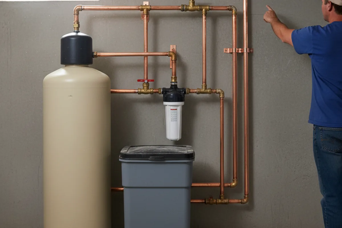 Whole-house water treatment system installed in Colonia